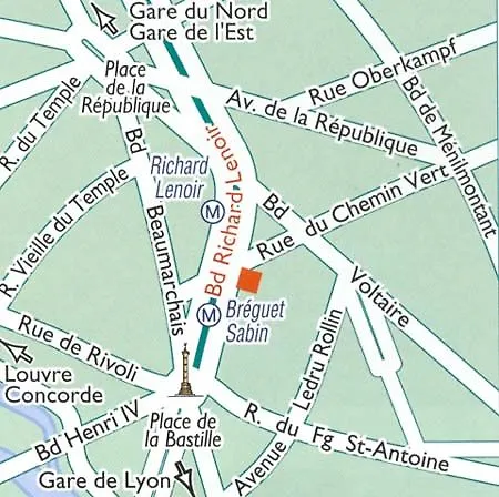 Szálloda Marais Bastille Párizs